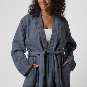 Parachute Cloud Cotton Robe in Dusk (M)